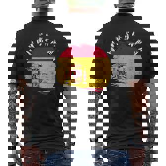 Viva España Para Orgullosos Españoles Bandera De España Camiseta Hombre Estampado Espalda - Regaloses