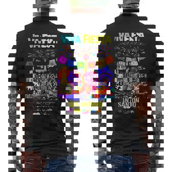 Viva Fiesta San Antonio Fiesta Festival Cinco De Mayo Party Men's T-shirt Back Print - Monsterry