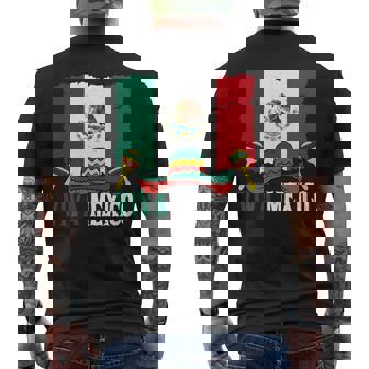 Viva Mexico ソンブレロ インディペンデンス メキシコ 国旗 メキシコ 長袖tシャツ メンズTシャツ バックプリント - Kawaiitshirt
