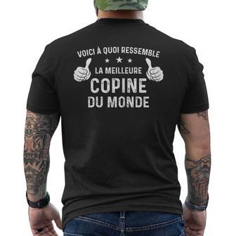 Voici À Quoi Ressemble La Meilleure Copine Du Monde T-shirt imprimé au dos - Cadeauxyz