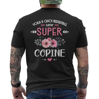 Voila À Quoi Ressemble Uneuper Copine Humour Cadeau Copine T-shirt imprimé au dos - Cadeauxyz