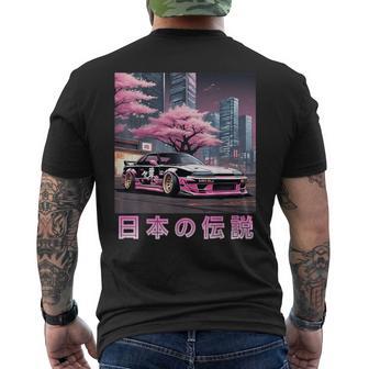 Voiture De Course Jdm Légende Japonaise Tokyotreetakura Blossom T-shirt imprimé au dos - Cadeauxyz