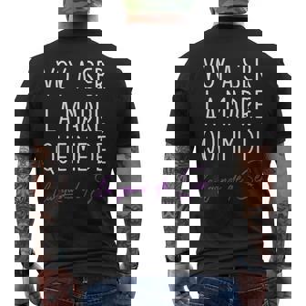 Voy Aer La Madre Que Me De La Ganaer 8 Marzo Día De La M Camiseta Hombre Estampado Espalda - Regaloses