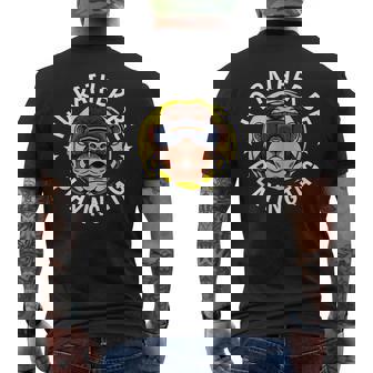 VR Gaming Laser Tag Gamer I’d Rather Be Playing Tag Men's Back Print T-Shirt | Mazezy