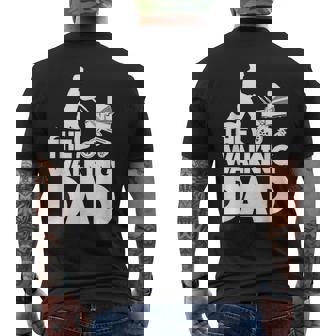 The Walking Dad Happy Father's Day Dadhortleeve Graphic メンズTシャツ バックプリント - Kawaiitshirt