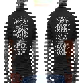 Water Kayaker White Water Paddler White Water Rafting Men's Back Print T-Shirt | Mazezy