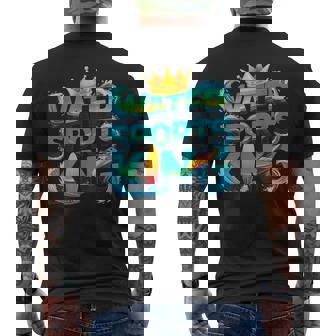 Water Sports King And Water Polo King Rafting Sports Men's Back Print T-Shirt | Mazezy