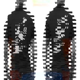 We're All Mad Here 不思議の国のアリスtシャツデザイン メンズTシャツ バックプリント - Kawaiitshirt