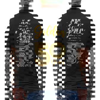 We Golden Together 50年 結婚50周年記念 結婚記念日 メンズTシャツ バックプリント - Kawaiitshirt