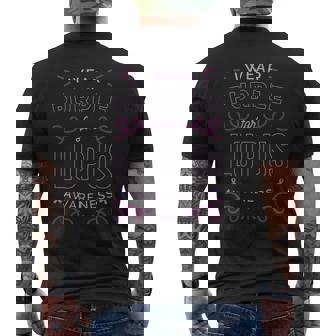 I Wear Purple For Lupus Awarenessleミーム 長袖tシャツ メンズTシャツ バックプリント - Kawaiitshirt