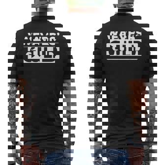 Weaver Team Fabric Maker Loom Textile Worker Weaver Men's Back Print T-Shirt | Mazezy