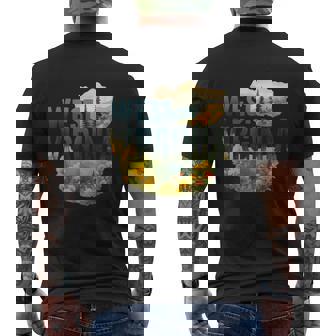 West Virginia Floral Mountain State Shirt Men's Back Print T-Shirt | Mazezy