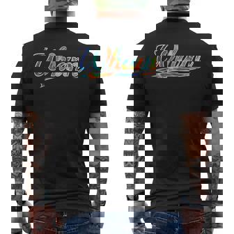 Wham Comic Booktyle Retroound Effect Tie Dyeintage メンズTシャツ バックプリント - Kawaiitshirt