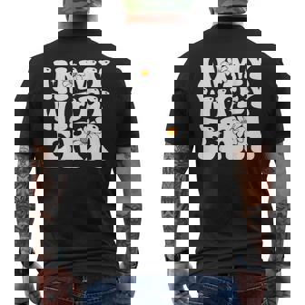 In My Wifey Era Retro Daisy Groovy 70s Style On Back Men's Back Print T-Shirt | Mazezy