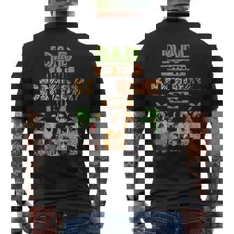 Wild Dad Of The Birthday Boy Zoo Safari Jungle Animal Men's T-shirt Back Print | Seseable FR
