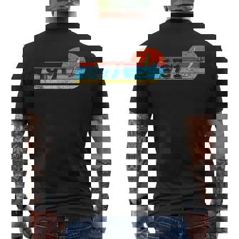 Windsurfer Board Surf-Sail Vintage 1971 Birthday Windsurfing Tank Top Men's Back Print T-Shirt | Mazezy