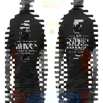 Women's Hello Darkness My Old Friend Vitamin G Quote Men's T-shirt Back Print | Seseable CA