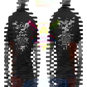 Women's Party Animals Baseball Monkey Men's T-shirt Back Print - Monsterry