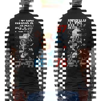 In The World Full Of 67 Be A 76 George-Washington 67 Meme Men's Back Print T-Shirt | Mazezy