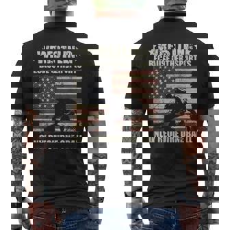 Wrestling Because Other Sports Require One Ball Wrestler Men's Back Print T-Shirt | Mazezy