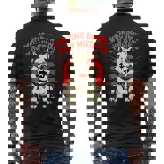 Writing Down Your Mistakes Motivational Self-Improvement Men's Back Print T-Shirt | Mazezy