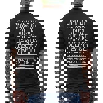 Writing Writer Finding That One Pen That Writes Perfectly Men's Back Print T-Shirt | Mazezy