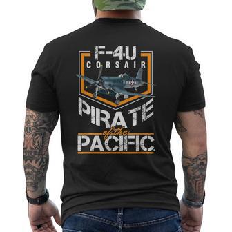 Ww2 Avión F4u Corsair Pirata Del Pacífico De Regalo Camiseta Hombre Estampado Espalda - Regaloses