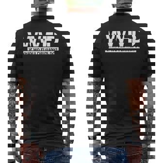 Wwfd What Would Floridians Do Florida Man Men's T-shirt Back Print - Monsterry