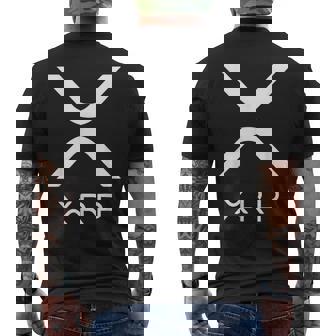 Xrp リップルアルトコイン暗号通貨支払いプロトコル通貨 メンズTシャツ バックプリント - Kawaiitshirt