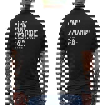 In My Xylophone Era Marching Band Orchestra Musician Men's Back Print T-Shirt | Mazezy