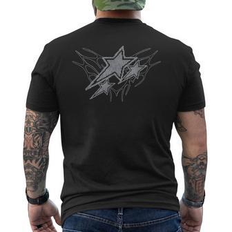 Y2k Stars 2000S Tattoo Vintage Grunge Graphic Men's T-shirt Back Print - Thegiftio