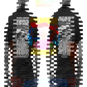 Yemen Liberation Day October 14th Men's Back Print T-Shirt | Mazezy