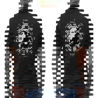 Ying Yang Cinese Tai Chi Yin Regalo Fenghui Bagua Kung Fu T-shirt da uomo con stampa posteriore - Novitaregali