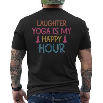 Yoga Du Rire Amusant Le Yoga Du Rire Est Mon Happy Hour T-shirt imprimé au dos - Cadeauxyz