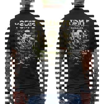 Yosemite National Park For Hikers Campers And Nature Lovers Men's T-shirt Back Print - Thegiftio