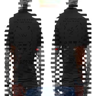 You Like Kissing Boys Don't You Boykisser ブラック メンズTシャツ バックプリント - Kawaiitshirt