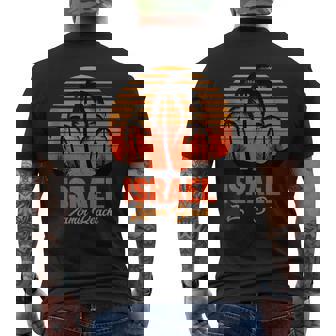 Zamir Beach Israel Tank Top Men's Back Print T-Shirt | Mazezy