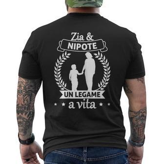 Zia E Nipote Legame Aita Regalo Regalo Per La Zia T-shirt da uomo con stampa posteriore - Novitaregali