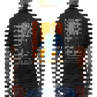 Zohran Mamdani For NYC Mayor Turn The Volume Up New York Men's Back Print T-Shirt | Mazezy