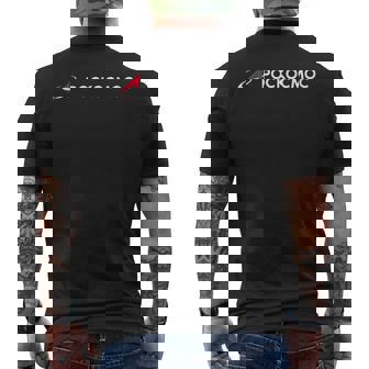 「ロスコスモス」ロシア宇宙機関キリル文字 メンズTシャツ バックプリント - Kawaiitshirt