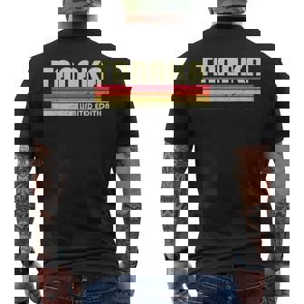 【たなか】名前 名字 家族お揃い ギャグ ネタ ウケ狙い 贈り物 ギフト 面白い おもしろ メンズTシャツ バックプリント - Kawaiitshirt