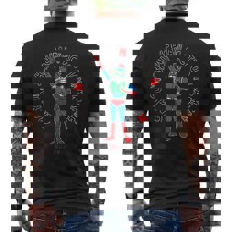 【まんが】クレヨンしんちゃん アクション仮面ワンポイント メンズTシャツ バックプリント - Kawaiitshirt