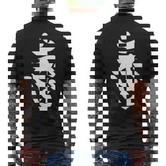 【バーンク】梵字 大日如来 金剛界 手書き 悉曇文字 古代文字 仏教 グッズ 守護神 開運 お守り スピリチュアル お寺 メンズTシャツ バックプリント - Kawaiitshirt