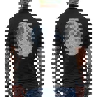 うさぎ星人 On The Moon メンズTシャツ バックプリント - Kawaiitshirt