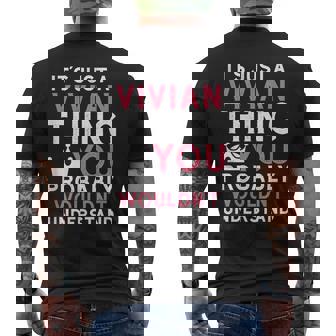 おそらく理解できないビビアンのものです メンズTシャツ バックプリント - Kawaiitshirt