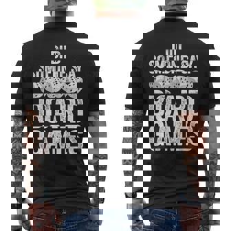 おもしろボードゲームシャツ Didomeoneay ボードゲーム メンズTシャツ バックプリント - Kawaiitshirt