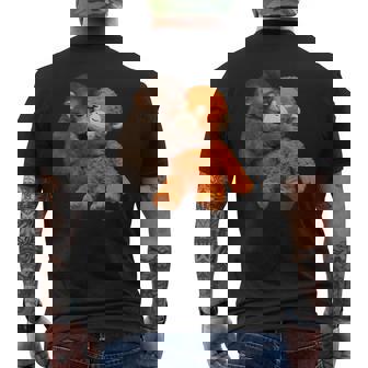 かわいいモンキーパンチ パンチ君 日本 ベイビーモンキー チームパンチ メンズTシャツ バックプリント - Kawaiitshirt