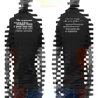 このワールドインテリジェントシャツには2種類の人々がいます メンズTシャツ バックプリント - Kawaiitshirt