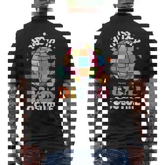 これは私のディスココスチュームrecto 1970年代のファンキーな面白いです メンズTシャツ バックプリント - Kawaiitshirt