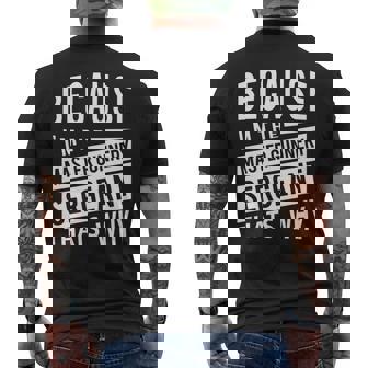 なぜなら私はマスター・ガナリー・サージェント・マジスグだからだ Nco 長袖tシャツ メンズTシャツ バックプリント - Kawaiitshirt